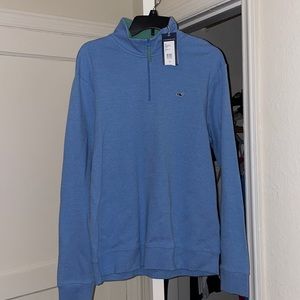 Sky blue Vineyard Vine quarter zip NEVER WORN, BRAND NEW